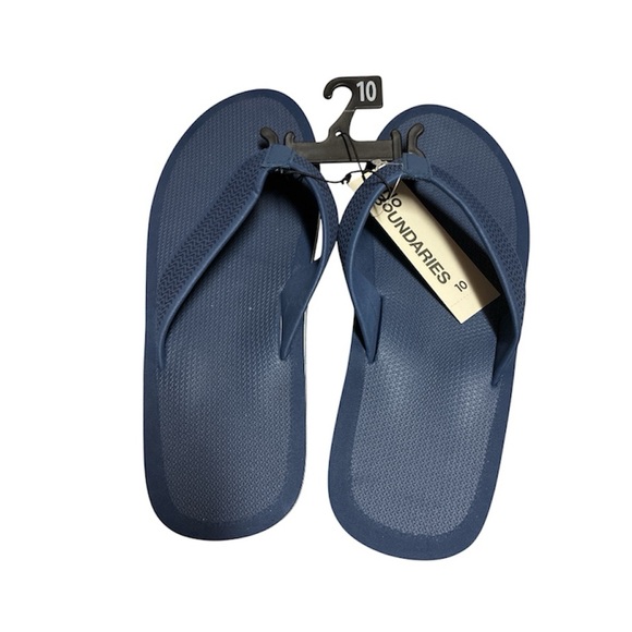 No Boundaries Blue Ocean Flip-Flops - Picture 3 of 4